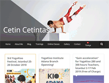 Tablet Screenshot of cetincetintas.com